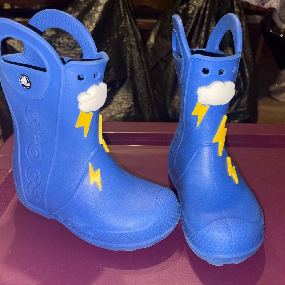 Crocs Handle It Kids' Cloud Rain Booots
